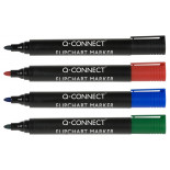 Marker do flipchartów Q-CONNECT, okrągły, czarny