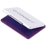 Poduszka do stempli Q-CONNECT, z tuszem, 110x70mm, metalowa, fioletowa