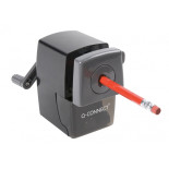 Temperówka na biurko Q-CONNECT, z uchwytem, ręczna, czarna