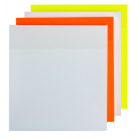 Bloczek samoprzylepny Q-CONNECT, półprzezroczysty, 76x76mm, 4x50k., mix kolorów
