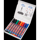 Marker do tablic e-363 EDDING, 1-5mm, 8 szt., mix kolorów