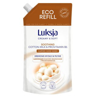 Kremowe mydło w płynie LUKSJA, bawełna, zapas 400ml