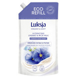 Kremowe mydło w płynie LUKSJA, len, zapas 900ml