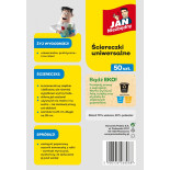 Ściereczki na rolce JAN NIEZBĘDNY, 50 szt., białe