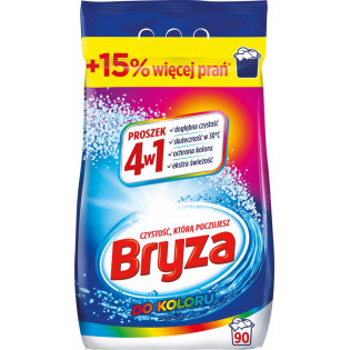 Proszek do prania BRYZA, 4w1 kolor, 5,85 kg, 90 prań