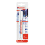 Marker do powierzchni szklanych E-95 EDDING, 1,5-3mm, blister, biały