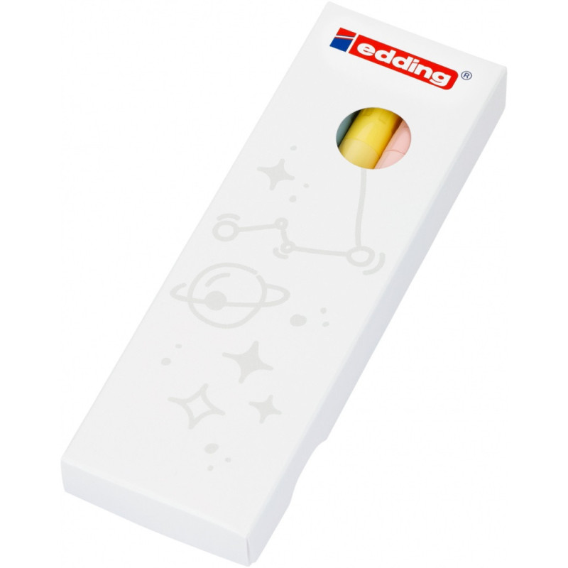 Marker olejowy błyszczący e-751 EDDING, 1-2mm, 3 szt., mix kolorów pastelowych