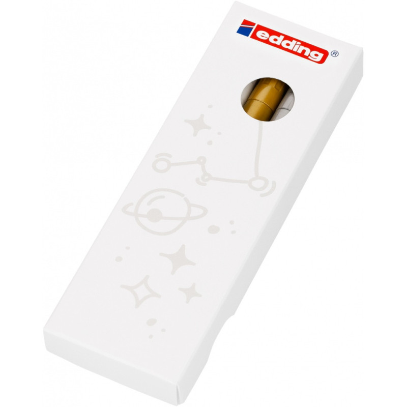 Marker olejowy błyszczący e-780 EDDING, 0,8mm, 3 szt., mix kolorów metalicznych