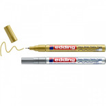 Marker olejowy połyskujący e-780 EDDING, 0,8mm, 2 szt., blister, mix kolorów