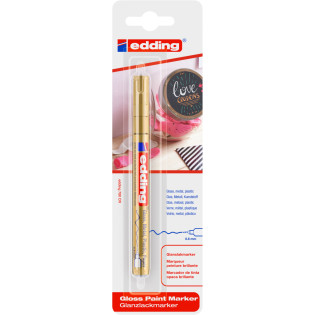 Marker olejowy połyskujący e-780 EDDING, 0,8mm, blister, złoty