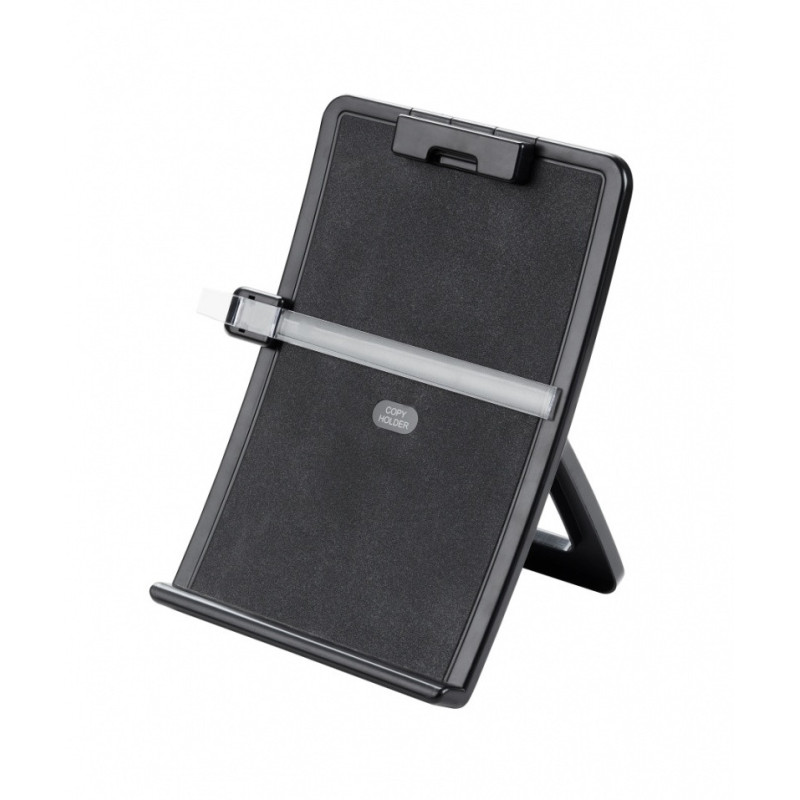 Uchwyt na dokumenty Q-CONNECT A4, z linijką, regulowana prowadnica