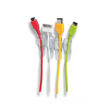 Uchwyty do kabli COMMAND, małe, 4 uchwyty, 5 małych pasków