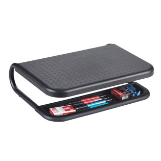 Podstawka pod monitor Q-Connect, 38x29,5cm, z regulacją wysokości, czarna