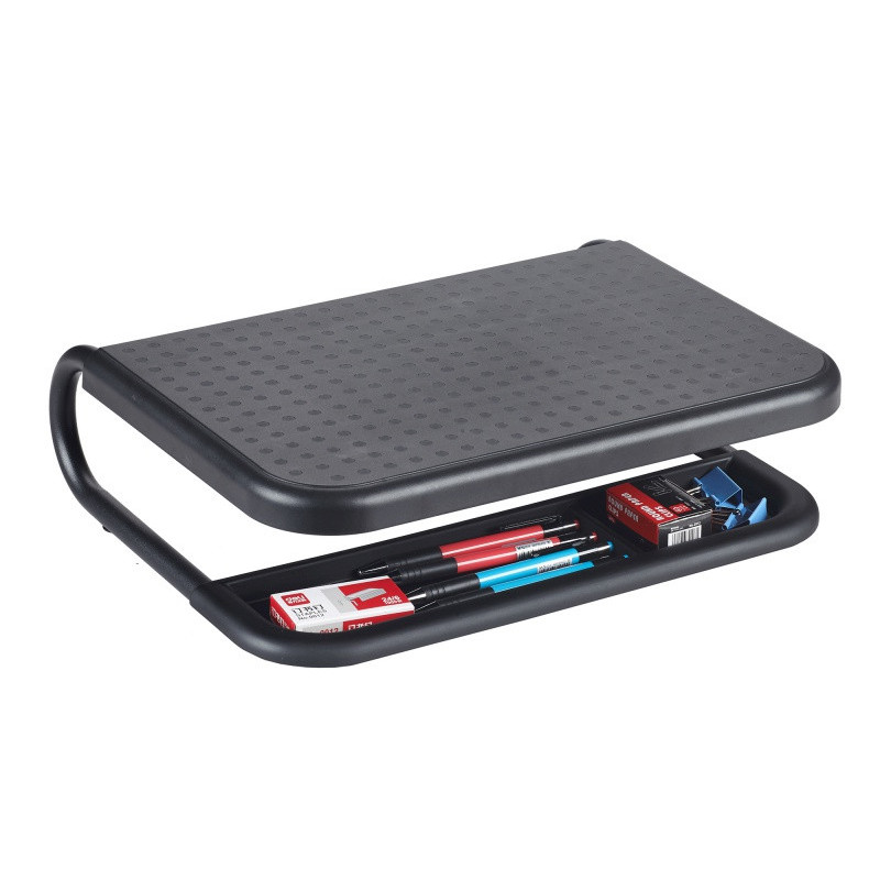 Podstawka pod monitor Q-Connect, 38x29,5cm, z regulacją wysokości, czarna