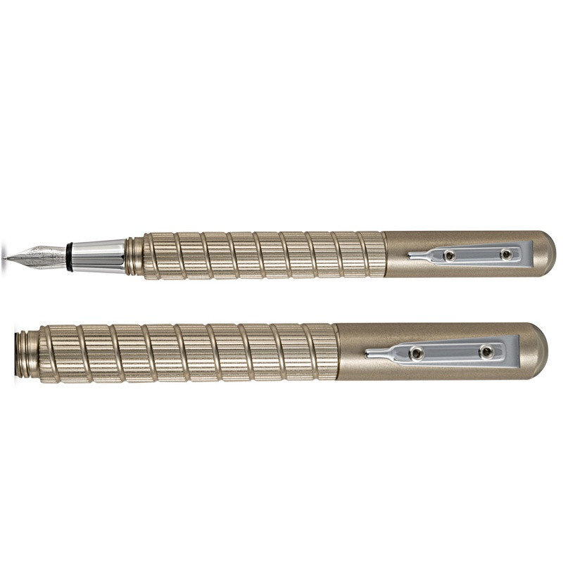 Pióro wieczne GIULIANO MAZZUOLI Officina End Mill, Vintage Ivory