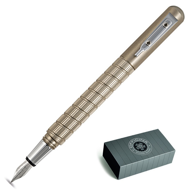 Pióro wieczne GIULIANO MAZZUOLI Officina End Mill, Vintage Ivory