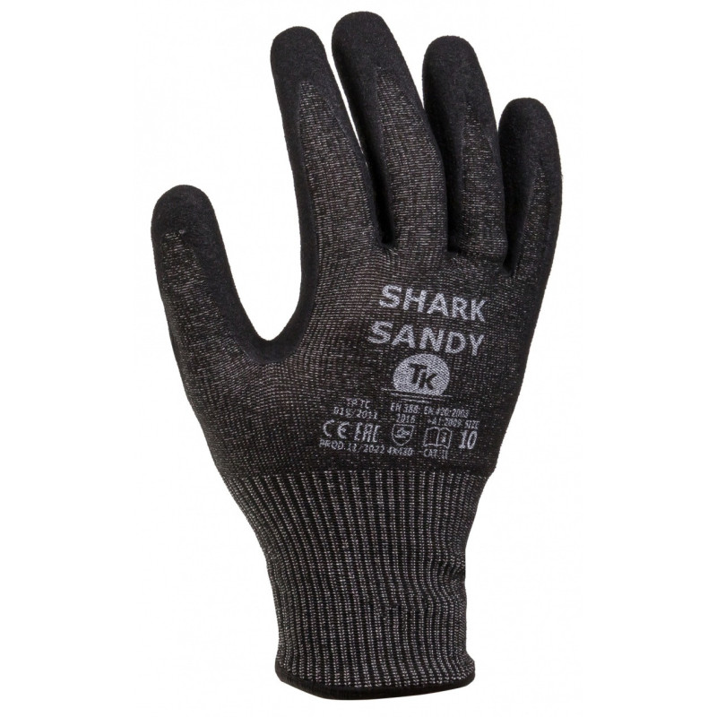 Rękawice TK SHARK, antyprzecięciowe, rozm. 8 sandy