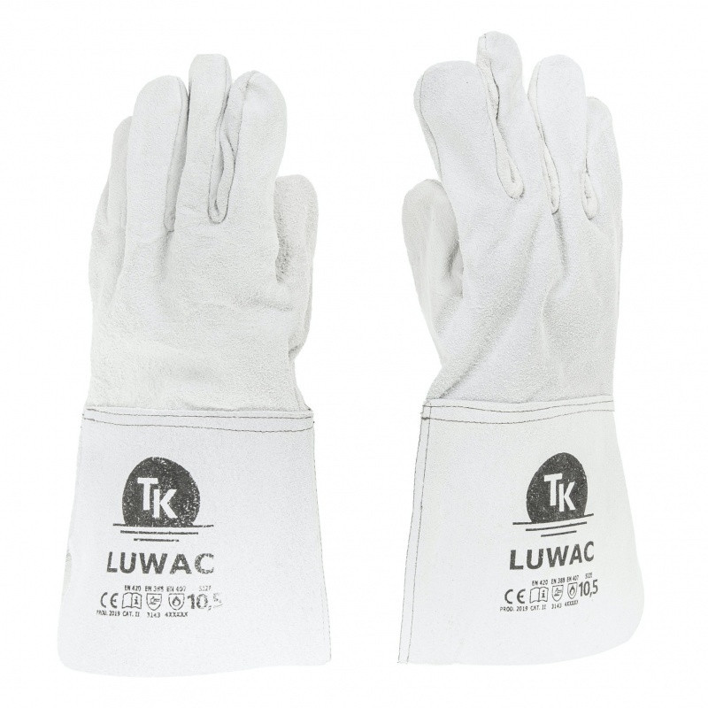 Rękawice TK LUWAC, spawalnicze, rozm. 10,5, białe