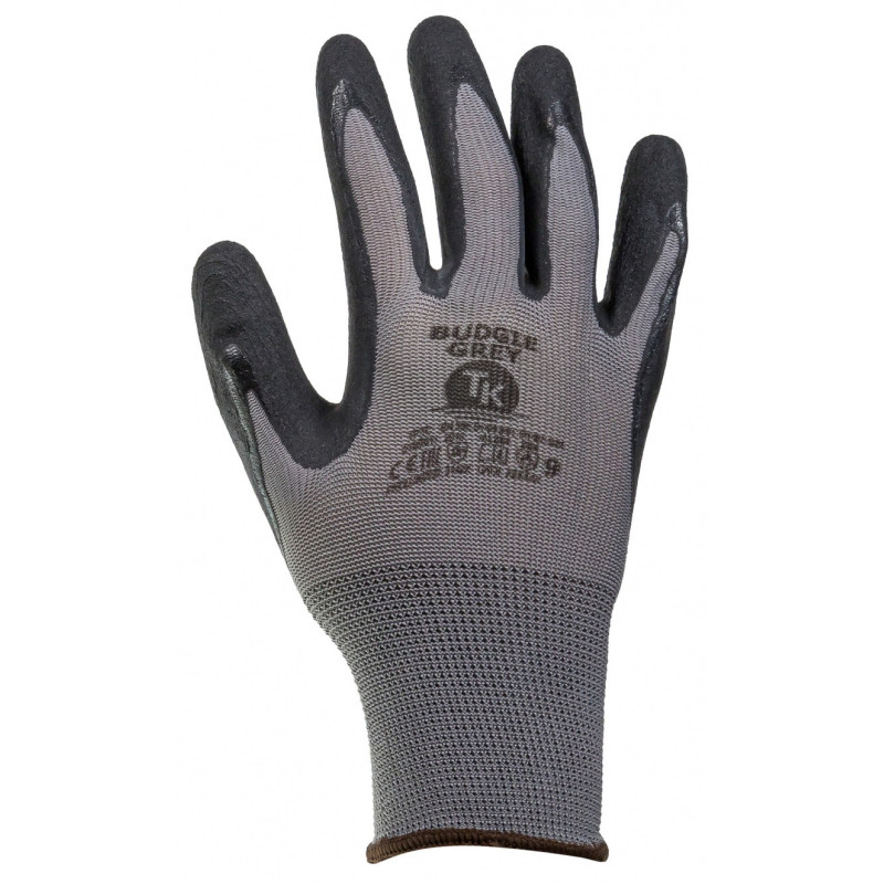 Rękawice TK BUDGIE, rozm. 7, szare