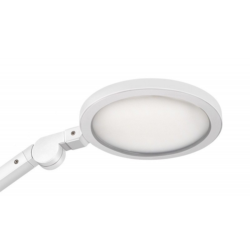 Lampka na biurko CEP CLED-0350, Giant, biały z el. drewna