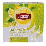 Herbata LIPTON Feel Good Selection, Balance, zielona, cytrusowa, 100 kopert