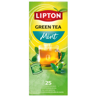 Herbata LIPTON Feel Good Selection, Balance, zielona, miętowa, 25 kopert