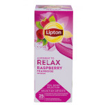 Herbata LIPTON Feel Good Selection, Relax, malina, 25 kopert
