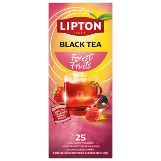Herbata LIPTON Feel Good Selection, Refresh, owoce leśne, 25 kopert