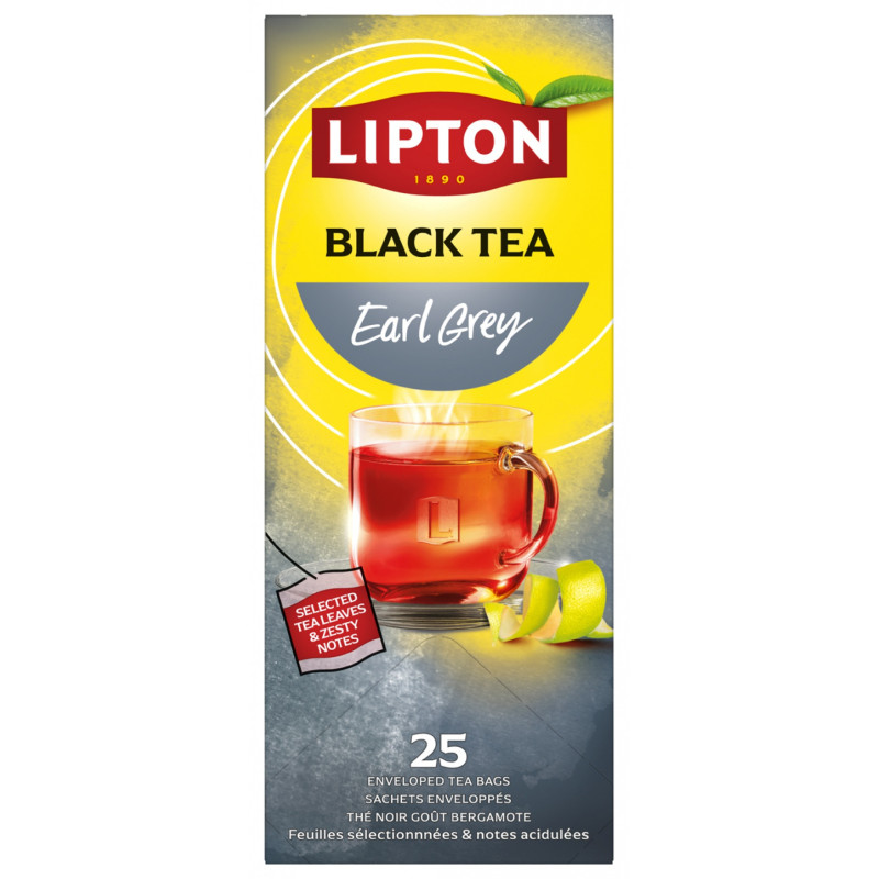 Herbata LIPTON Feel Good Selection, Energise, Earl Grey, 25 kopert