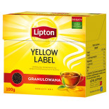 Herbata LIPTON czarna, Yellow Label, granulowana, 100g