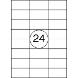 Etykiety OFFICE PRODUCTS, 70x35mm, białe, 100 ark.