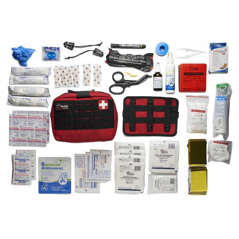 Apteczka firmowa - Biuro MAXHARTER, model rozszerzony, czerwony