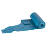 Worki na śmieci DONAU ECO, z uchwytami Knoties, 100l, 10 szt., niebieskie