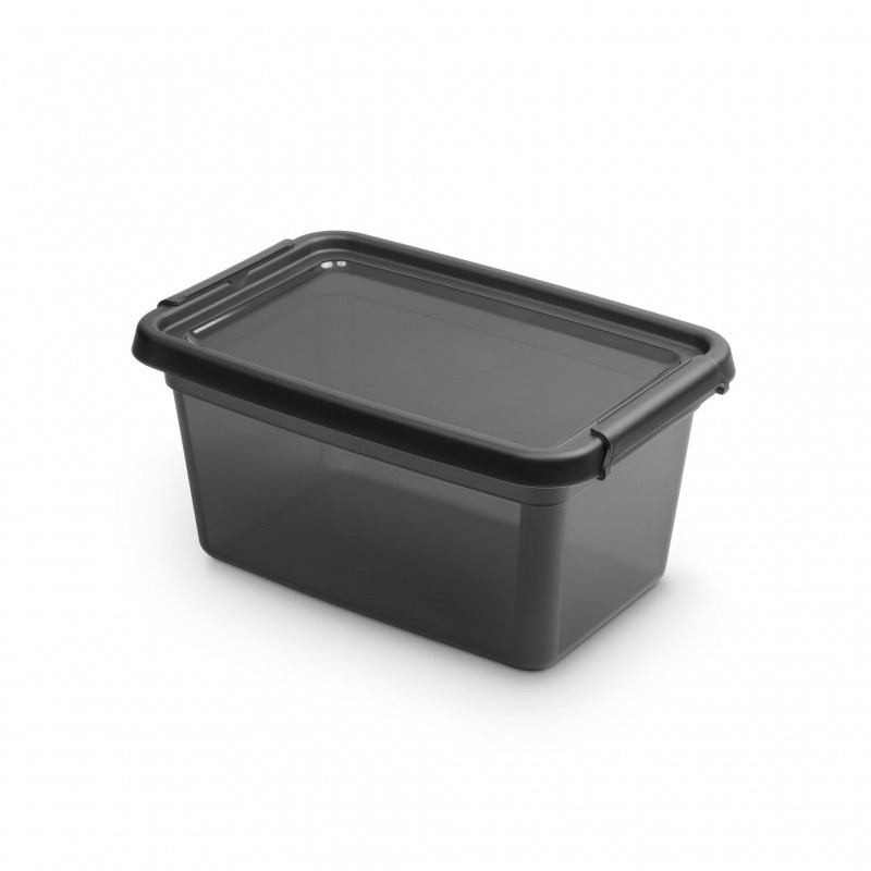 Pojemnik do przechowywania MOXOM BaseStore Color, 4,5l, coal, transparentny czarny
