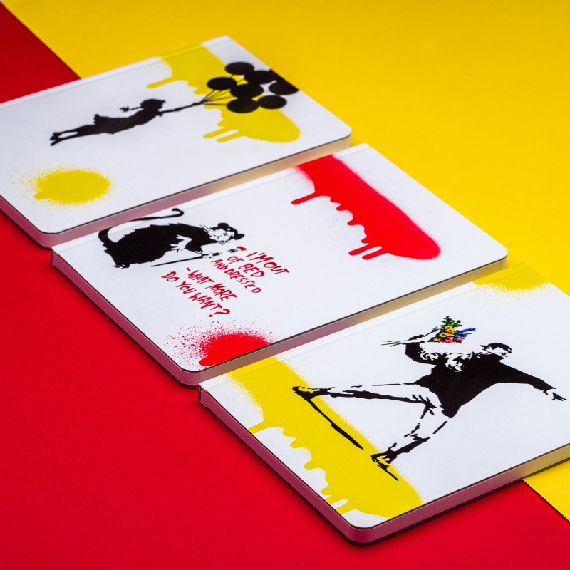 Notes PININFARINA Banksy, 14x21 cm, 128 stron, flower