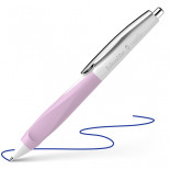 Długopis automatyczny SCHNEIDER Haptify, M, biało-liliowy