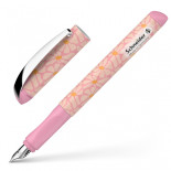 Pióro wieczne SCHNEIDER Glam IK, Flowers, M, pud. Kartonowe, pudrowy róż