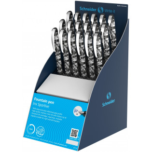 Display piór wiecznych SCHNEIDER Inx Sportive, M, 18 szt., czarny
