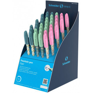 Display piór wiecznych SCHNEIDER Zippi, 40 szt., mix kolorów
