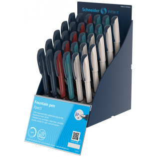 SIS Display piór wiecznych SCHNEIDER Xpect Vivaz, 30 szt, mix kolorów