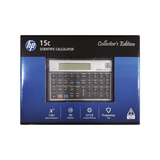 Kalkulator finansowy HP-15C/INT, 130 funkcji, 130x79x15mm, czarny