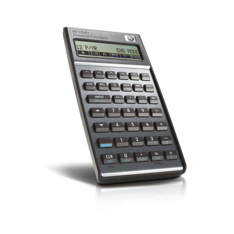 Kalkulator finansowy HP-17BIIPLUS/INT, 250 funkcji, 145x81x16mm, srebrny