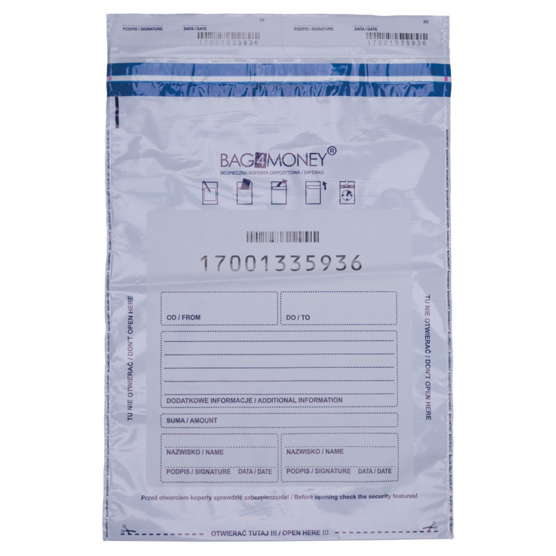 Koperta bezpieczna OFFICE PRODUCTS, C3, 330x470mm, 50szt., biała