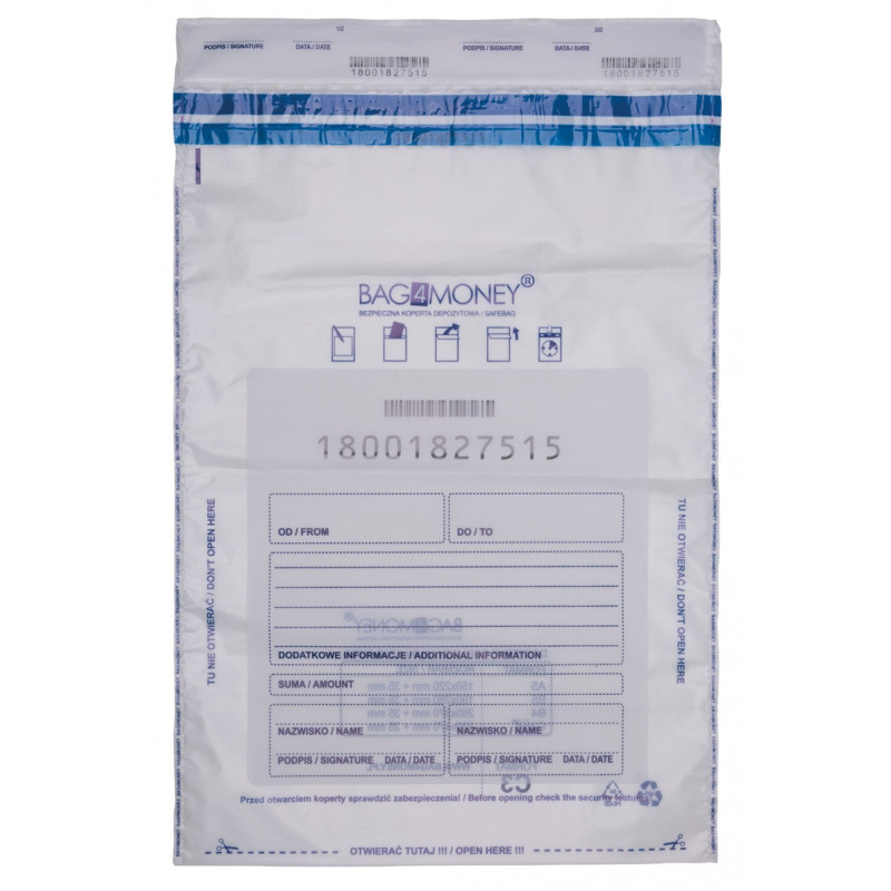 Koperta bezpieczna OFFICE PRODUCTS, C3, 330x470mm, 50szt., transparentna