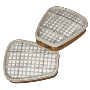 Filtr zapewniający ochronę przed gazami i parami 3M, A2, 6055, 2 szt.