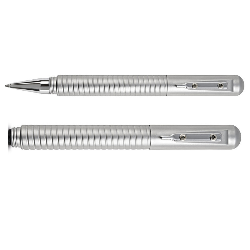 Zestaw GIULIANO MAZZUOLI Officina Casetta Thread, długopis/ołówek, chromowany