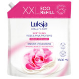 Kremowe mydło w płynie LUKSJA, róża, zapas 1500ml