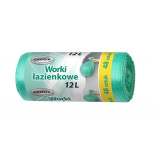 Worki łazienkowe GROSIK, łazienkowe, 12l, 48szt., zielone