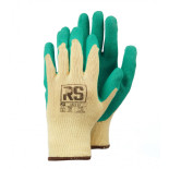 Rękawice dziane RS Safe Ex, bawełniane, rozm. 9, żółto-zielone