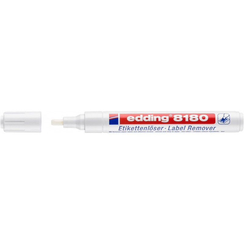 Marker do usuwania etykiet e-8180 EDDING, blister, bezbarwny